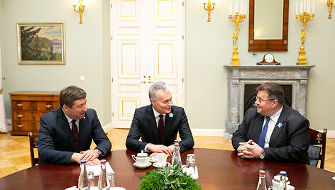 Raimundas Karoblis, Gitanas Nausėda, Linas Linkevičius