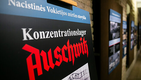 Parodos &bdquo;Nacistinės Vokietijos mirties stovykla. Konzentrationslager Auschwitz&ldquo; pristatymas