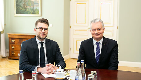 Lukas Savickas ir Gitanas Nausėda