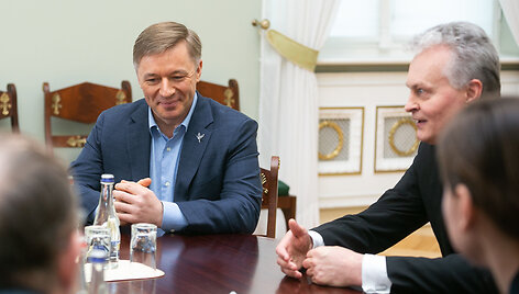 Ramūnas Karbauskis ir Gitanas Nausėda