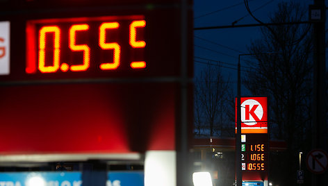 „Circle K“ degalinės kainos