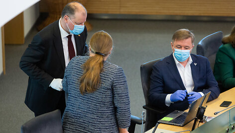 Saulius Skvernelis, Agnė &Scaron;irinskienė, Ramūnas Karbauskis