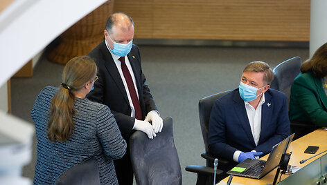 Agnė &Scaron;irinskienė, Saulius Skvernelis, Ramūnas Karbauskis