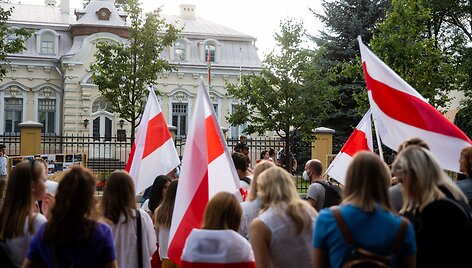 Minia žmonių rei&scaron;kė palaikymą Baltarusijos žmonėms
