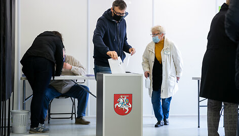 Antroji i&scaron;ankstinių Seimo rinkimų diena Luki&scaron;kių aik&scaron;tėje