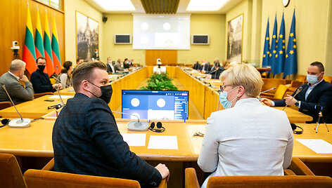 Gabrielius Landsbergis ir Ingrida &Scaron;imonytė