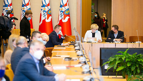 TS-LKD partijos Prezidiumo posėdis Seime