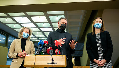 Au&scaron;rinė Armonaitė, Gabrielius Landsbergis, Viktorija Čmilytė-Nielsen