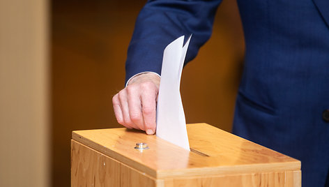 Slaptas balsavimas dėl Seimo pirmininko posto