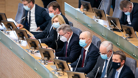 Seime vyksta LR Vyriausybės valanda