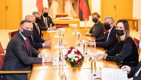 Andrzejus Duda ir Viktorija Čmilytė-Nielsen