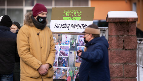 „Belorus“ sanatorijos darbuotojų mitingas