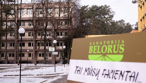 „Belorus“ sanatorijos darbuotojų mitingas