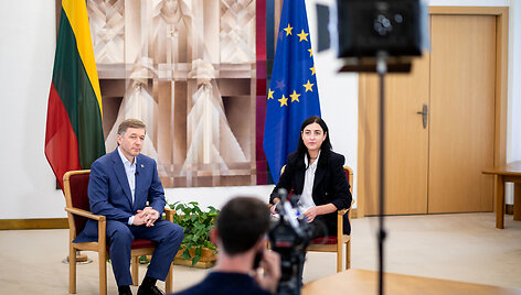 Ramūnas Karbauskis ir Roberta Tracevičiūtė