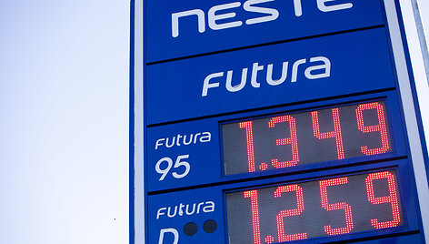&bdquo;Neste&ldquo; degalinės kuro kainos