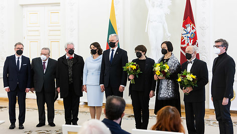 Nacionalinės kultūros ir meno bei Jono Basanavičiaus premijų įteikimo ceremonija
