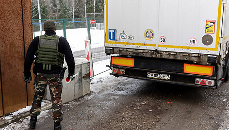 Vilkikų eilės ties Lietuvos-Baltarusijos pasienio punktu