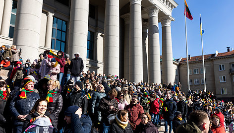 Trijų Baltijos valstybių vėliavų pakėlimo ceremonija