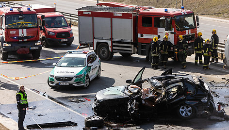 Vilniuje susidūrė trys transporto priemonės