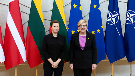 Mette Frederiksen ir Ingrida &Scaron;imonytė