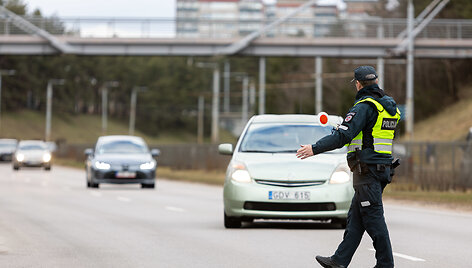 Kelių policijos vykdoma greičio kontrolė