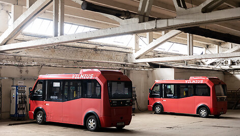 Vilniaus autobusų parko elektriniai autobusai