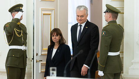Katerina Sakelaropulu ir Gitanas Nausėda