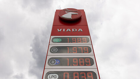 Degalų kainos Vilniuje Liepos 8 d. 