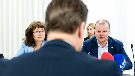 Rima Ba&scaron;kienė, Saulius Skvernelis