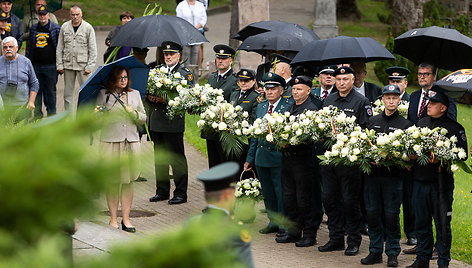 Medininkų žudynių aukų pagerbimo 31-osios minėjimo metinės. Medininkų memorialas.  2022 m. Liepos 31 d. 