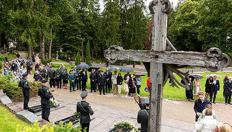 Medininkų žudynių aukų pagerbimas Antakalnio kapinėse