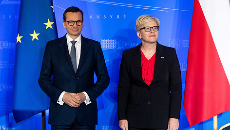 Mateuszas Morawieckis ir Ingrida &Scaron;imonytė