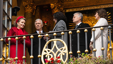 Karalienė Mathilde, Belgijos Karalius Pilypas, Gitanas Nausėda, Diana Nausėdienė