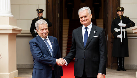 Sauli Niinisto ir Gitanas Nausėda