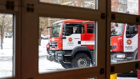 Rekonstruoto Vilniaus priešgaisrinės gelbėjimo valdybos 1-osios komandos pastato atidarymas