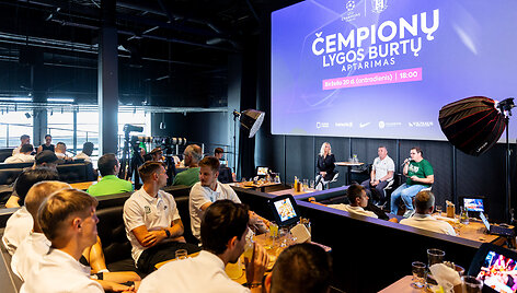Vilniaus &bdquo;Žalgirio&ldquo; atstovai aptarė UEFA Čempionų lygos atrankos burtus