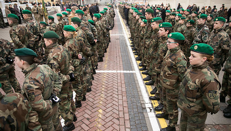 Jaunųjų Lietuvos šaulių priesaikos davimo ceremonija