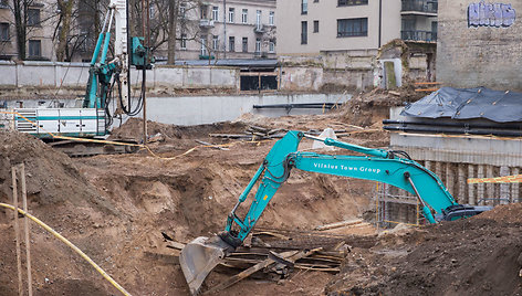 „Hilton“ viešbučio, verslo centro ir daugiabučių projekto statybos