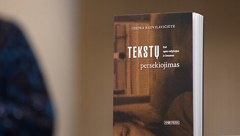Tekstų persekiotoją Giedrą Radvilavičiūtę apklausia Gytis Norvilas