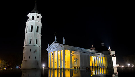 „Žemės valandos“ metu prigeso Vilniaus šviesos