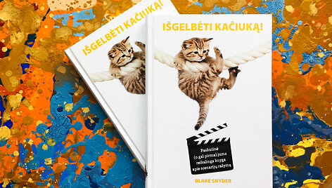 Knyga &bdquo;I&scaron;gelbėti kačiuką&ldquo;