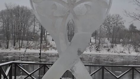 Druskininkuose &ndash; ledo skulptūrų ekspozicija
