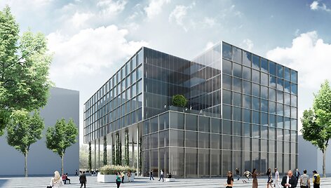 &bdquo;Architektūros kūrybinės grupės&ldquo; projektas verslo centrui buvusiame Žalgirio stadione
