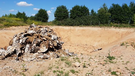 VBDT veikla statybinių atliekų sąvartyne 2019 m. pavasarį