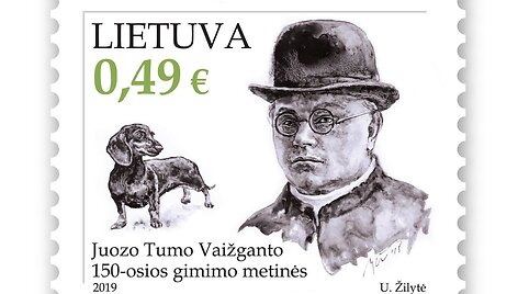 I&scaron;leidžiamas pa&scaron;to ženklas atminti Juozui Tumui-Vaižgantui ir jo taksui