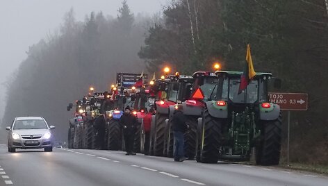 Ūkininkų protestas &Scaron;ilutėje