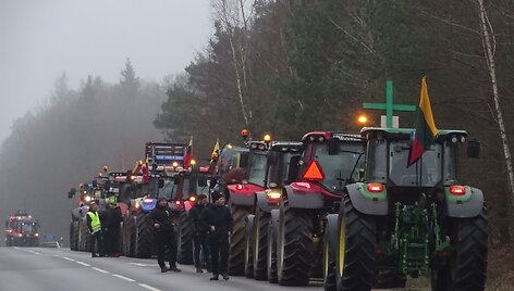 Ūkininkų protestas &Scaron;ilutėje