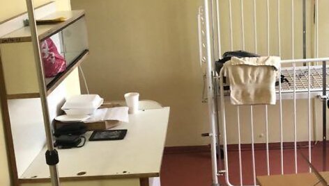 Palata Klaipėdos universitetinėje ligoninėje, į kurią paguldytas vyras dėl koronaviruso