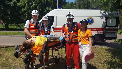 Skubios pagalbos studentai dalyvauja tarptautinėse varžybose