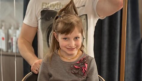 &bdquo;Tėčio ir dukros dirbtuvių&ldquo; akimirka